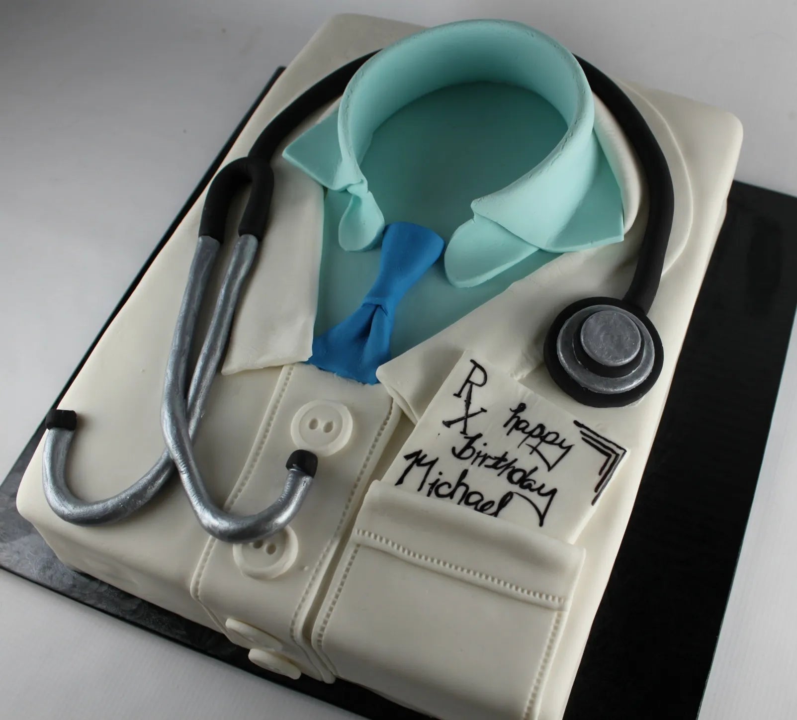 Doctor Birthday Wishes Cake With Your Name