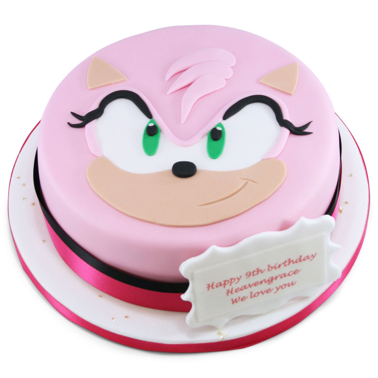 Assiette anniversaire Sonic 23 cm - mes fetes