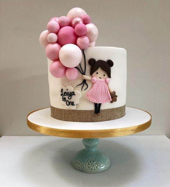 baby Girl Cake All Products vendor-unknown CAKE N CHILL DUBAI Baby Girl Cake