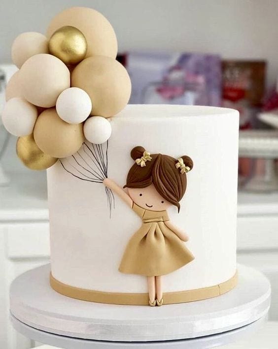 Ballon girls Cake All Products vendor-unknown CAKE N CHILL DUBAI 