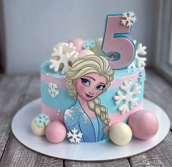 Gateau décoration Elsa