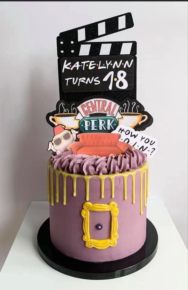 Friends Theme Cakes | Delivery in Noida & Gurgaon - Creme Castle