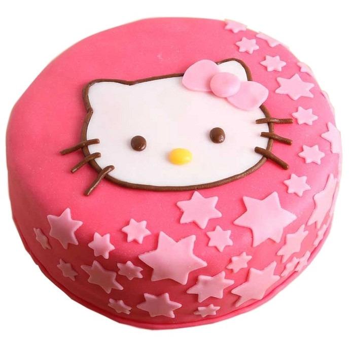 Hello kitty fondant cake deals