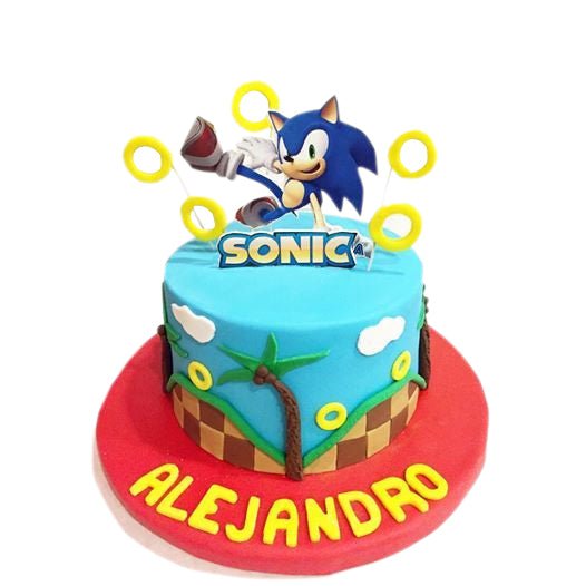 Gâteau d'anniversaire Super Sonic