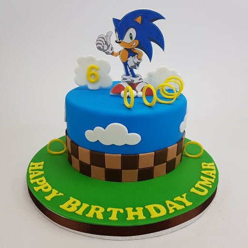 Assiette anniversaire Sonic 23 cm - mes fetes