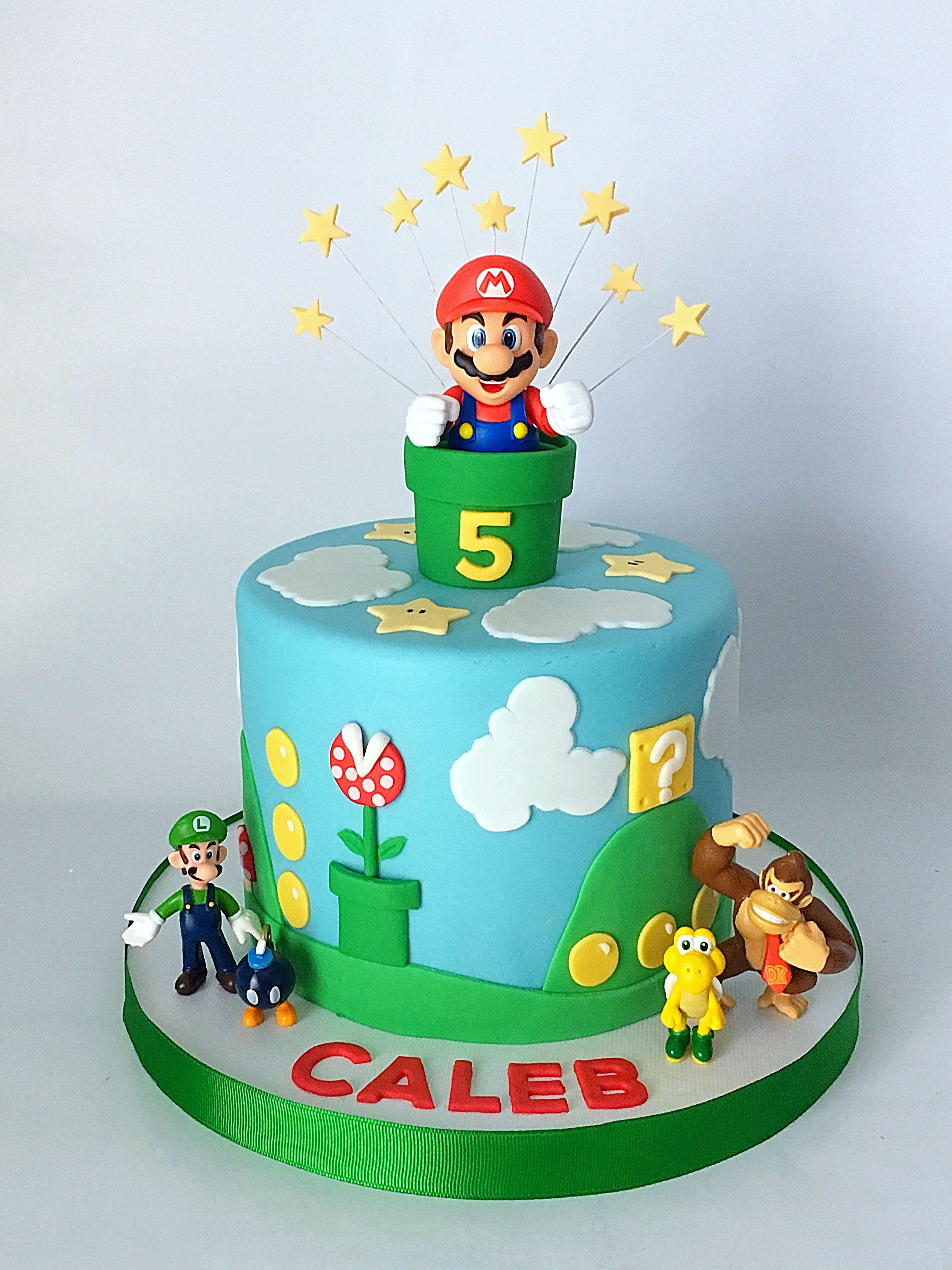 Gâteau d'anniversaire Super Mario 3 – CAKE N CHILL DUBAI