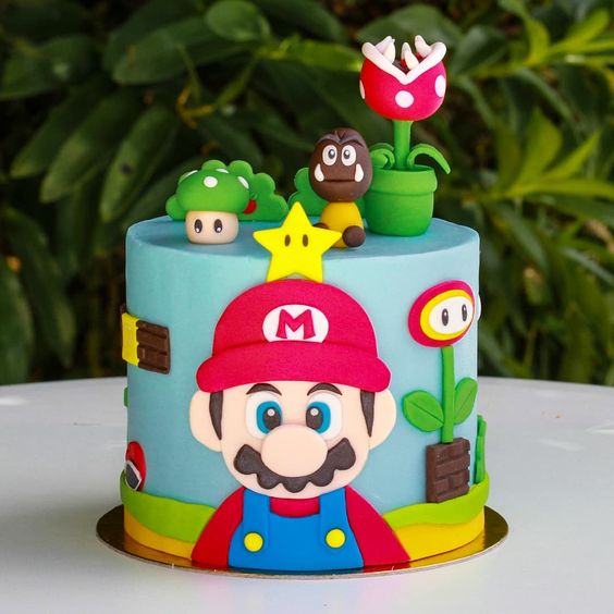 Gâteaux Super Mario commander des gâteaux pour enfants en ligne cakenc –  CAKE N CHILL DUBAI